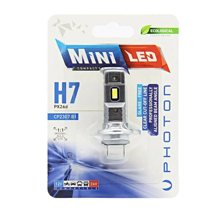 Photon MINI H7 12-24V COMPACT LED (TEKLİ BLİSTER)