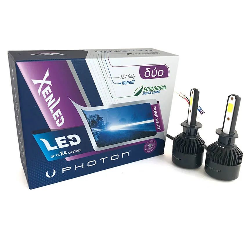 PHOTON DUO H1 12-24V LED HEADLIGHT
