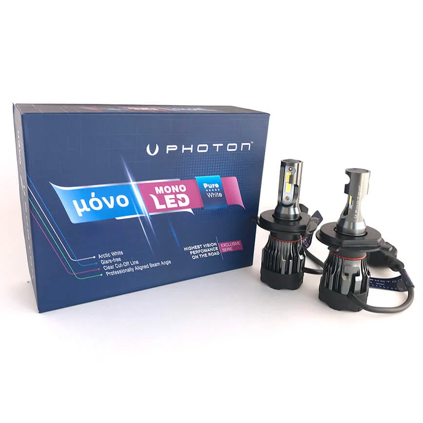 PHOTON MONO LED H4 12V HEADLIGHT SET