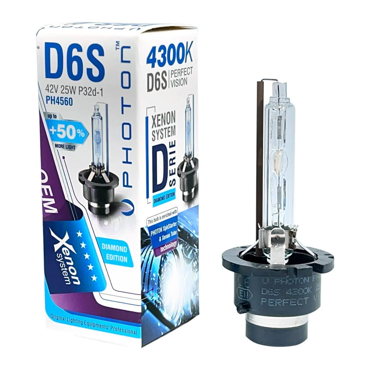 PHOTON D6S 4300K +%50 FAZLA IŞIK
