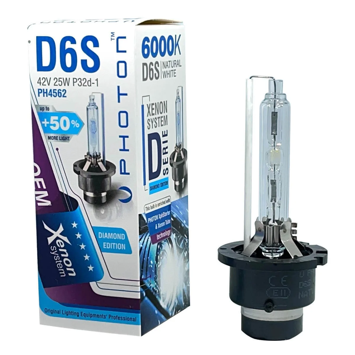 PHOTON D6S 6000K +%50 FAZLA IŞIK