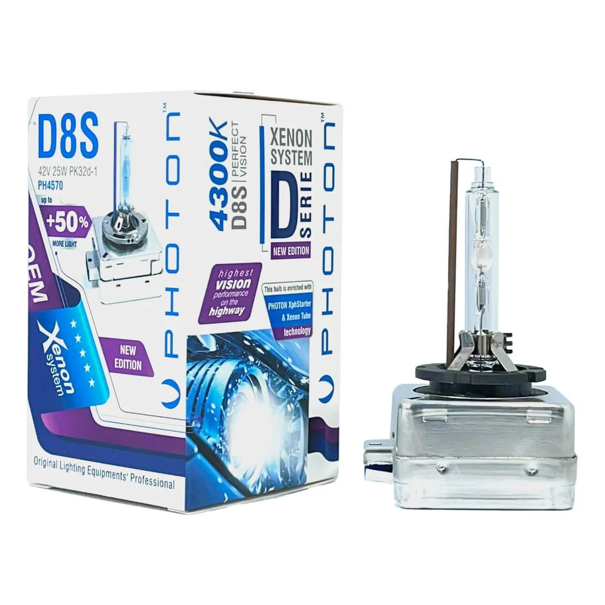 PHOTON D8S 4300K +%50 FAZLA IŞIK