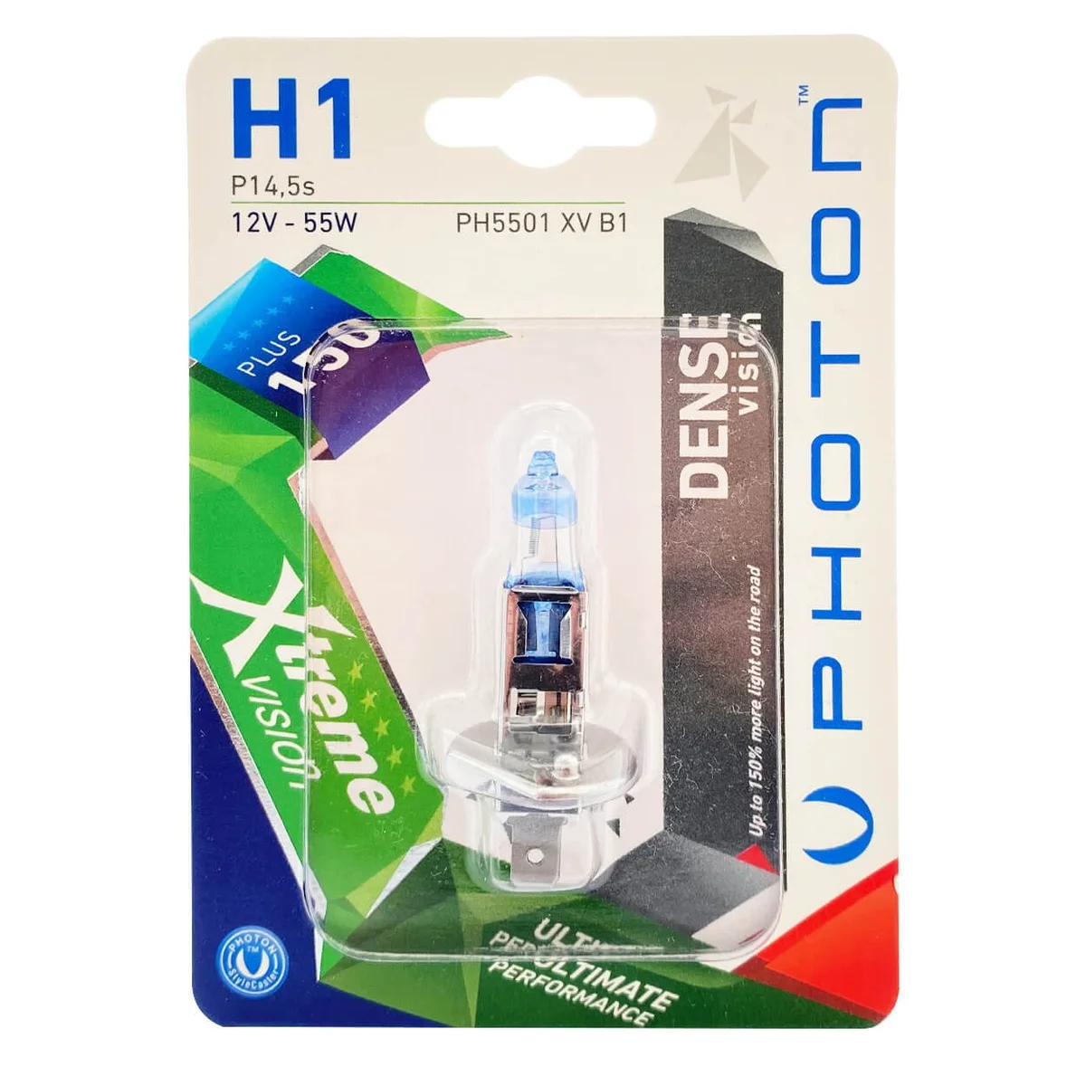 PHOTON H1 12V 55W XTREME VISION +%150 FAZLA IŞIK (TEKLİ BLISTER)