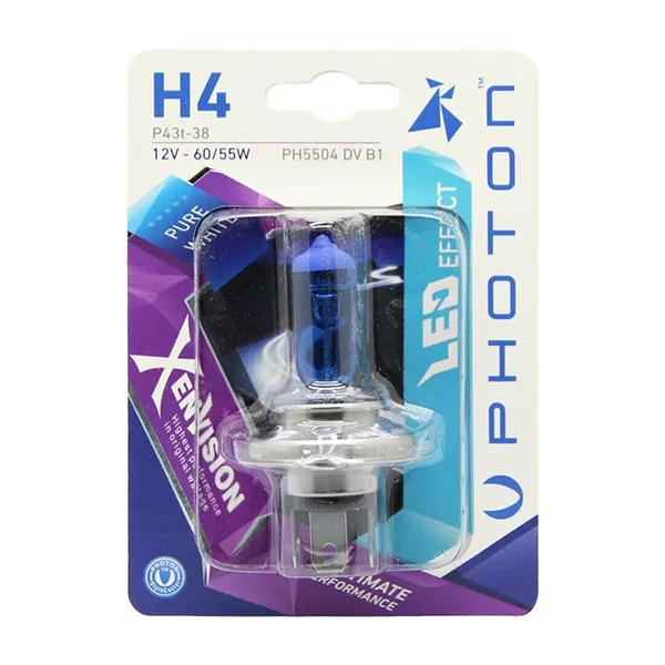 PHOTON H4 12V 60/55W BLISTER AMBALAJ