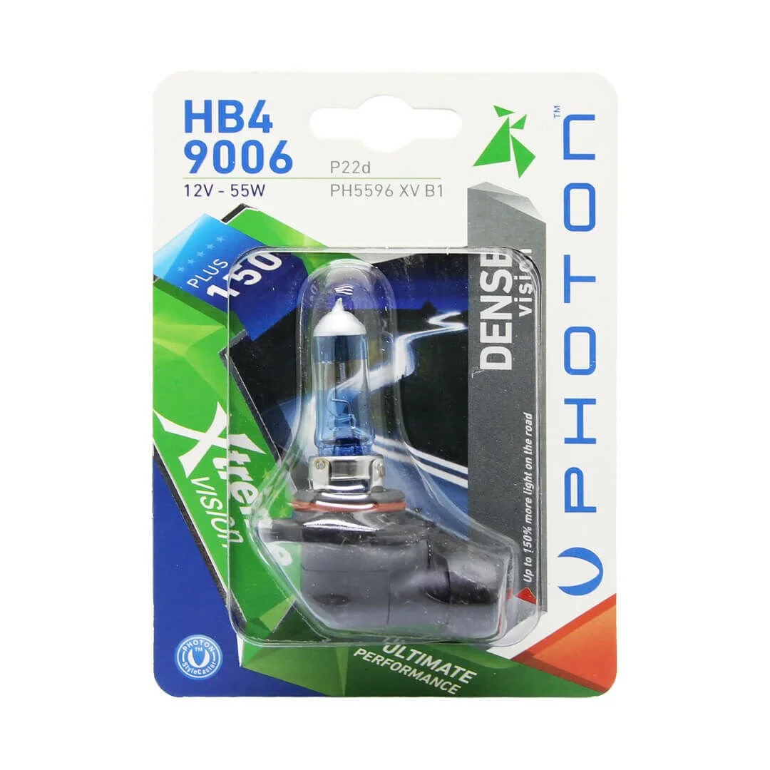 PHOTON HB4 9006 12V 55W XTREME VISION +%150 FAZLA IŞIK (TEKLİ BLISTER)