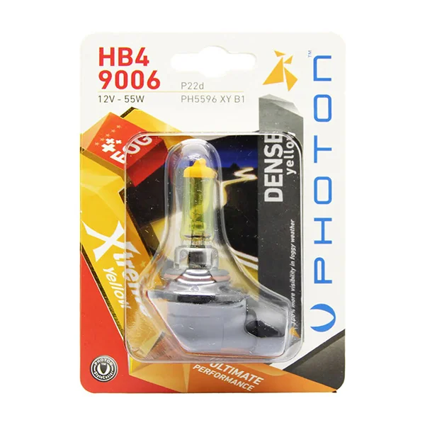 PHOTON HB4 9006 12V 55W XTREME YELLOW (TEKLİ BLISTER)