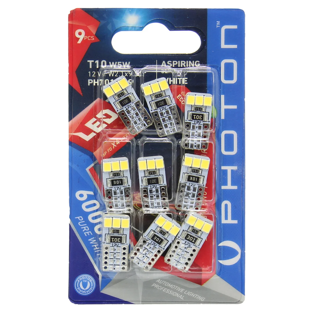PHOTON T10 W5W 12V ASPIRING SERIE ( 9LU BLISTER)