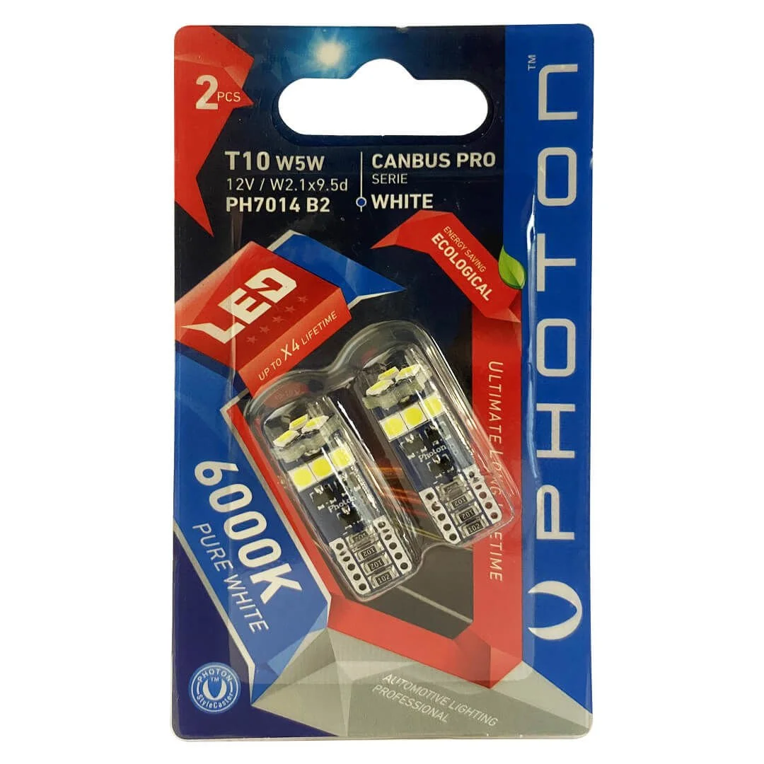 PHOTON T10 W5W 12V CANBUS PRO (2Lİ BLİSTER)