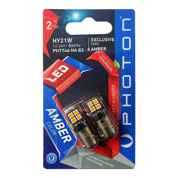 H21W 12V EXCLUSIVE AMBER CANBUS LED (2Lİ BLİSTER)