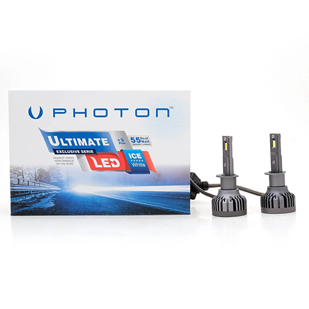 PHOTON ULTIMATE H1 12-24V +5 PLUS LED HEADLIGHT