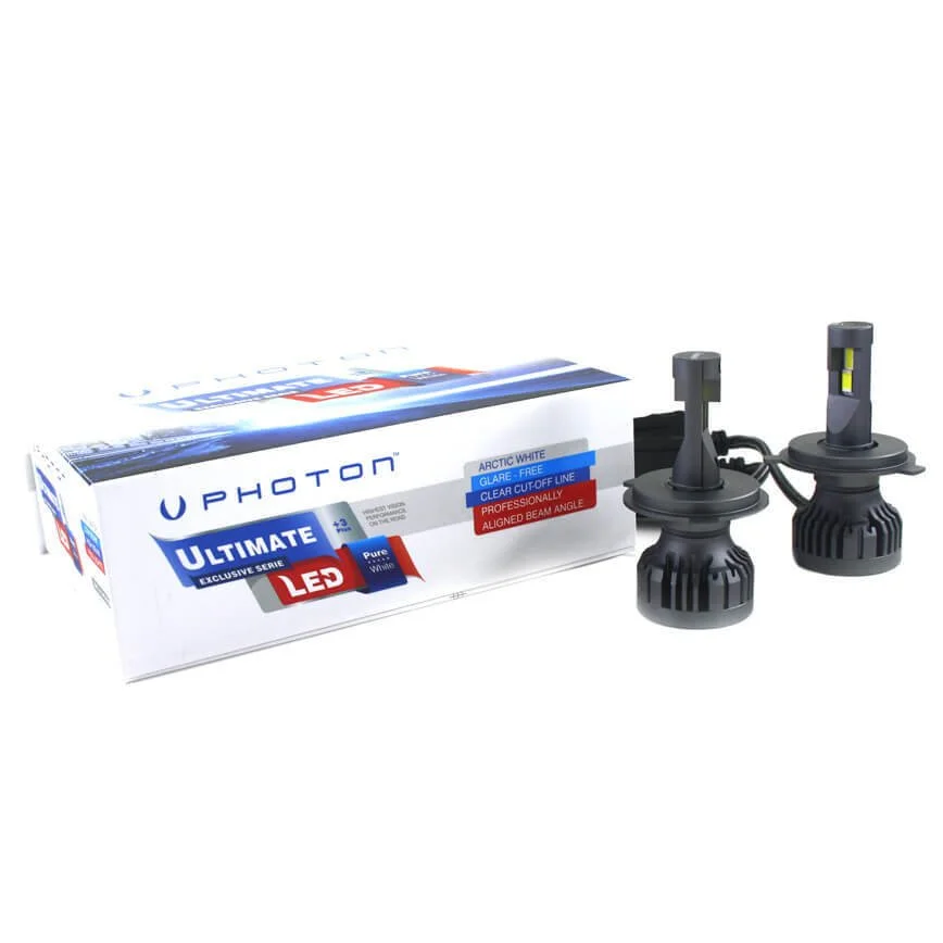 PHOTON ULTIMATE H4 12-24V +5 PLUS LED HEADLIGHT