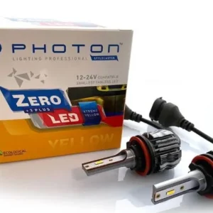 PHOTON ZERO H8/H9/H11/H16 +3 XTREME YELLOW PLUS FANSIZ LED 12V-24V