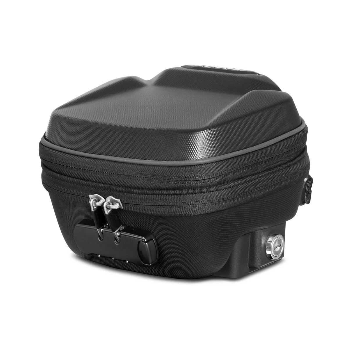 Shad DEPO ÜSTÜ ÇANTA E03C ÇİFT KİLİT SİSTEMLİ Expandable Genişleyebilir 3-4 Litre