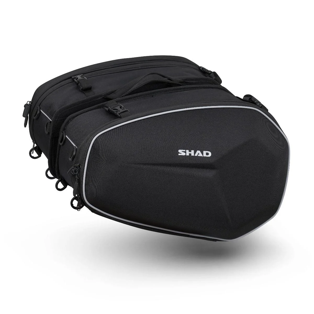 Shad GENİŞLEYEBİLİR YAN ÇANTA SETİ 46-58 LT (Universal 2Kask)
