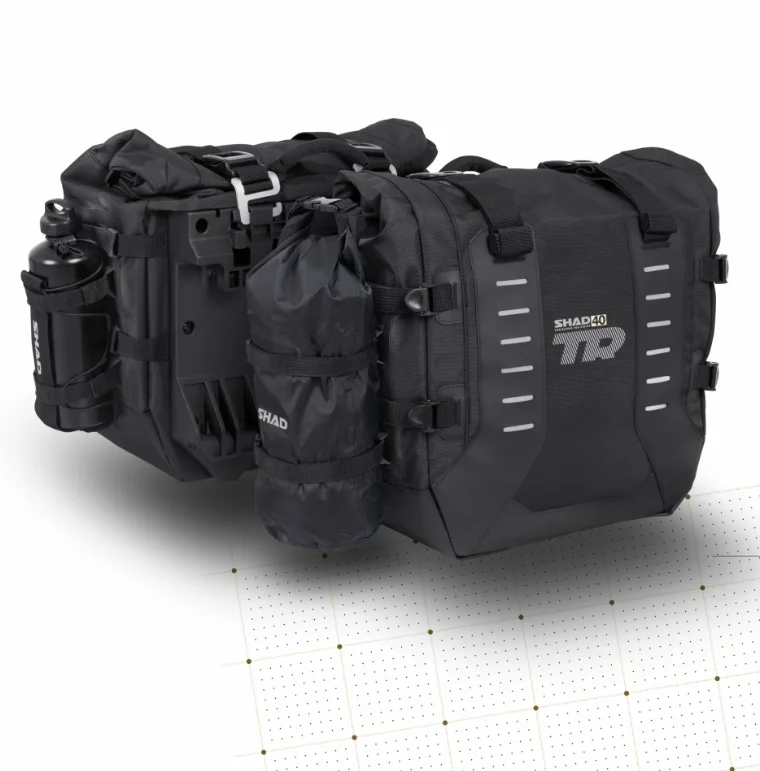 Shad TR40 SADDLE BAG ADVENTURE YAN ÇANTA SETİ (2×32) 64 Litre