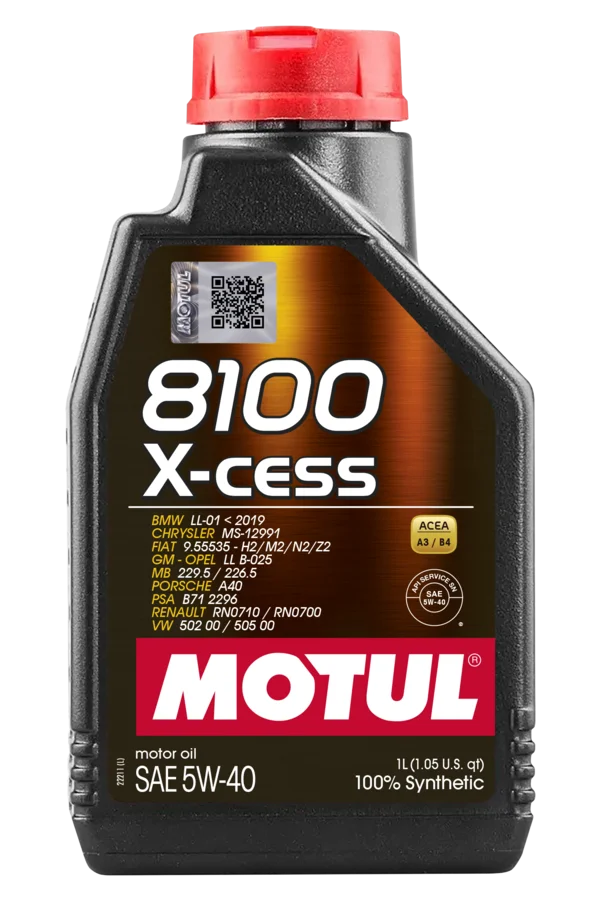 Motul 8100 X-CESS 5W40 12X1L