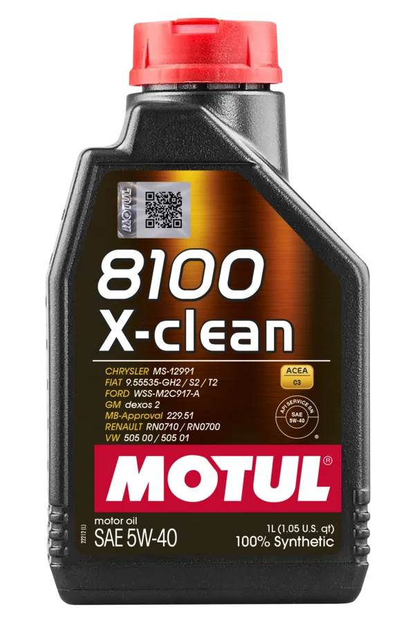 Motul 8100 X-CLEAN 5W40 12X1L