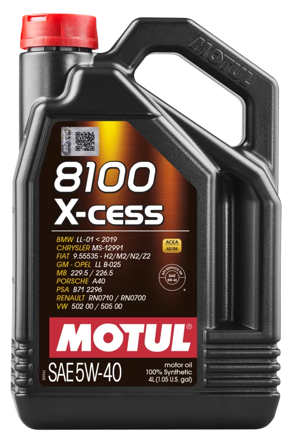 Motul 8100 X-CESS 5W40 4X4L