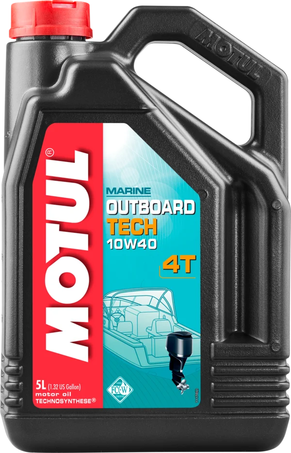 Motul OUTBOARD TECH 4T 10W40 4X5L
