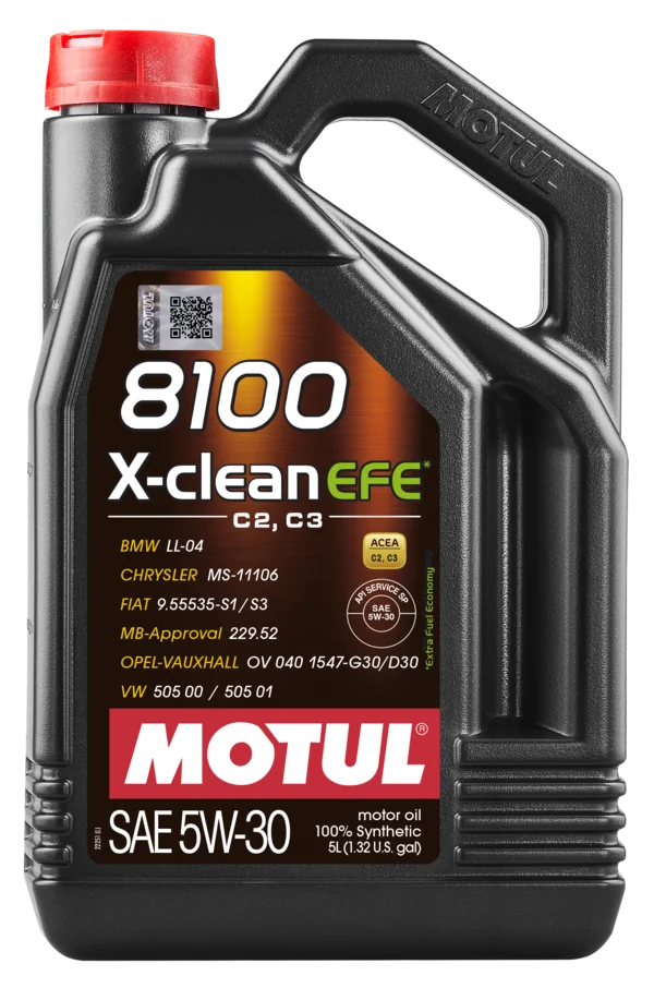Motul 8100 X-CLEAN EFE 5W30 4X5L
