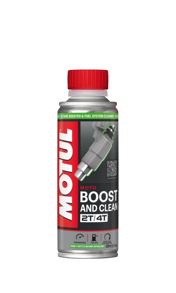 Motul BOOST AND CLEAN MOTO 12X0,200L EFS