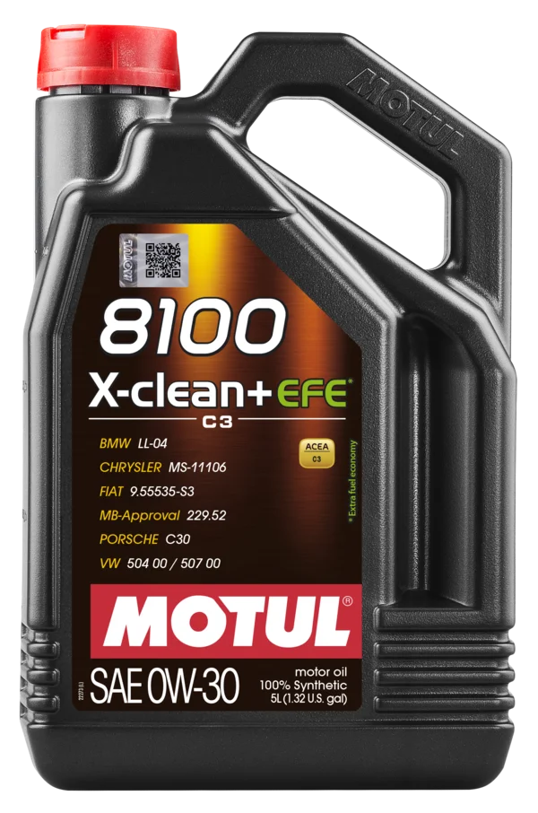 Motul 8100 X-clean + EFE 0W30 4X5L