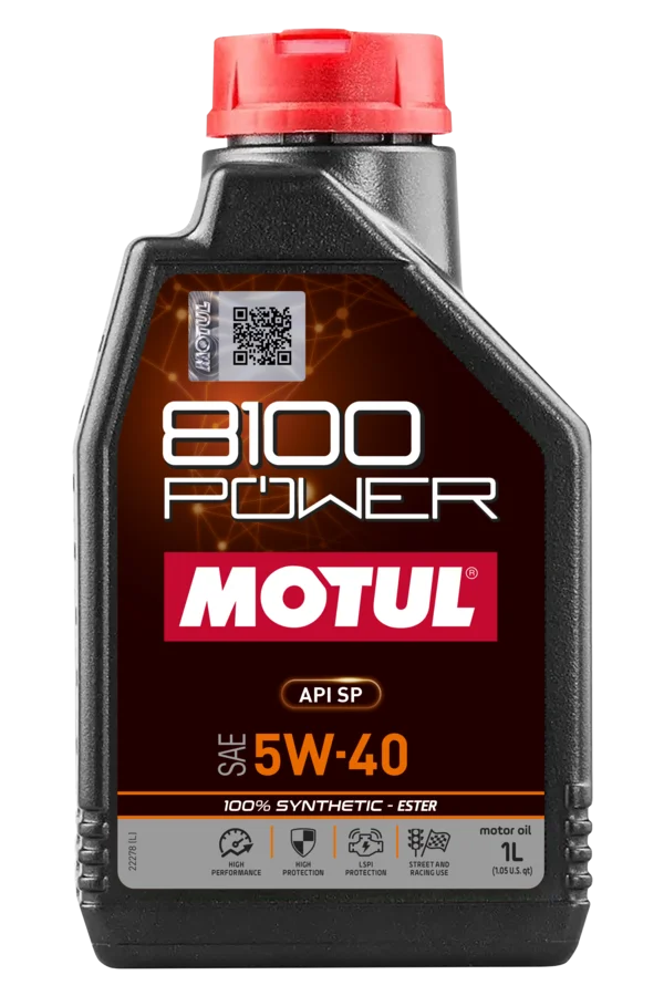 Motul 8100 POWER 5W40 12X1L