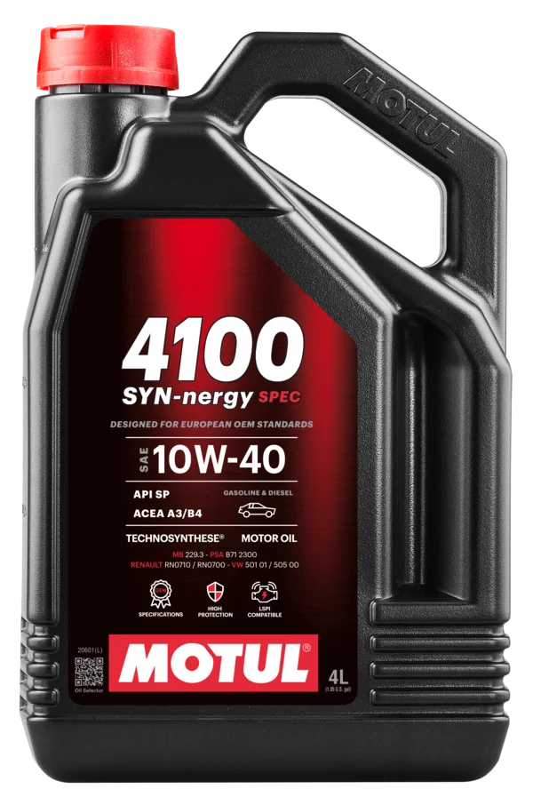 Motul 4100 SYN-nergy SPEC 10W40 4X4L